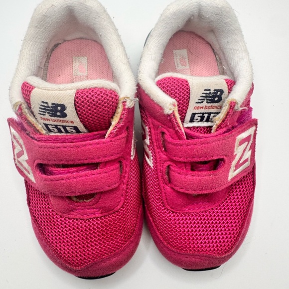 New Balance Pink Toddler Size 5 Sneakers - Picture 2 of 8